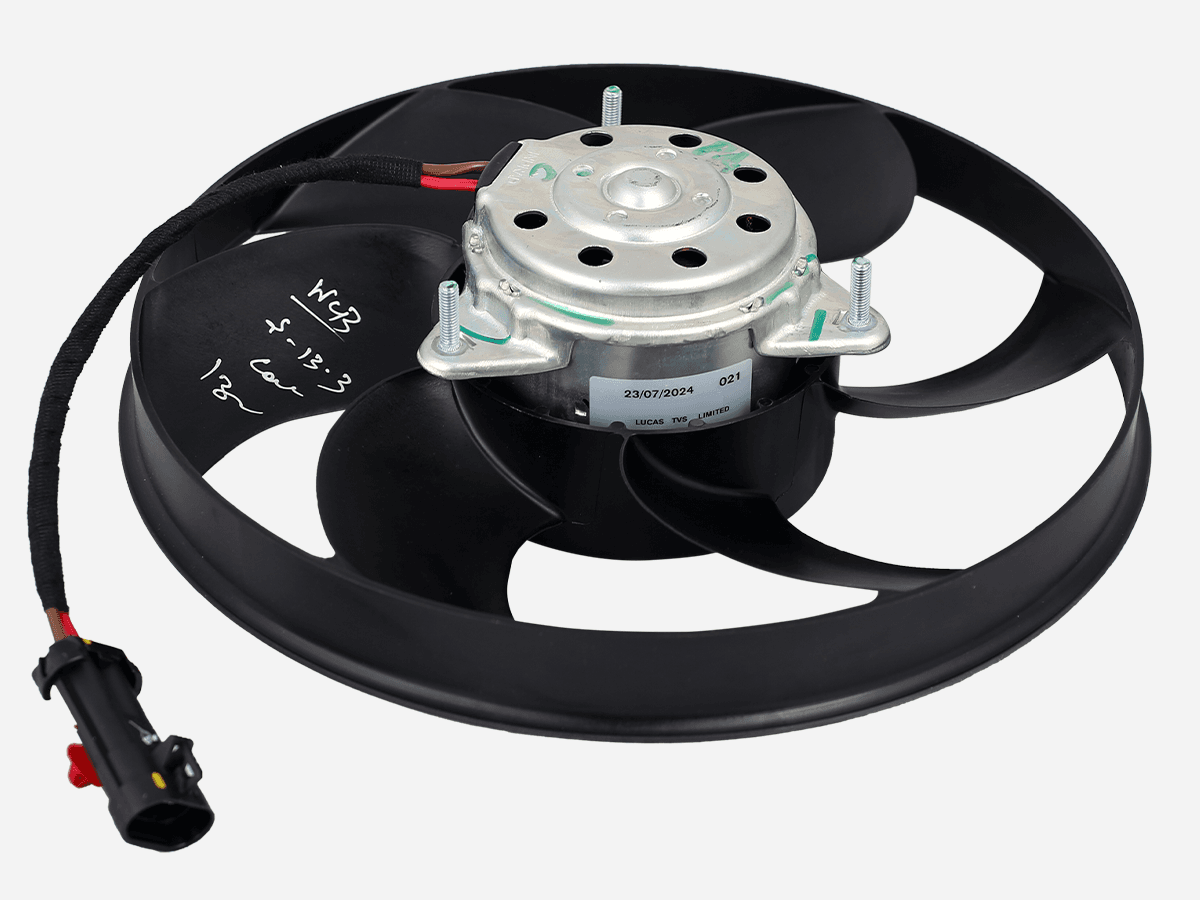 Jeeto Radiator Fan MAHINDRA Fan Motor and Shroud Assembly | High-Performance Parts for JEETO